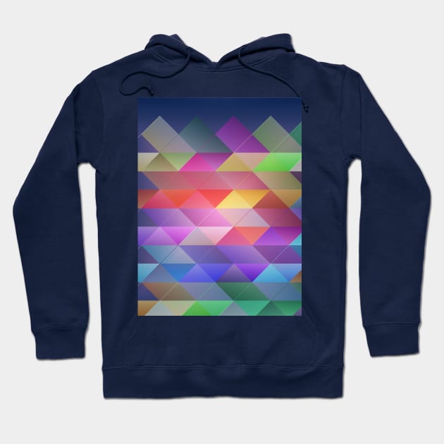 Triangles structure Hoodie by Gaspar Avila